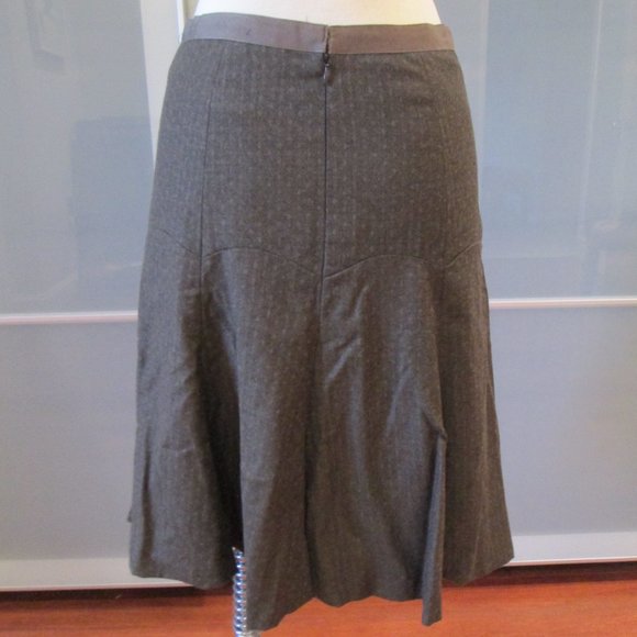 Rebecca Taylor 100% Wool A-Line Skirt - Picture 3 of 5
